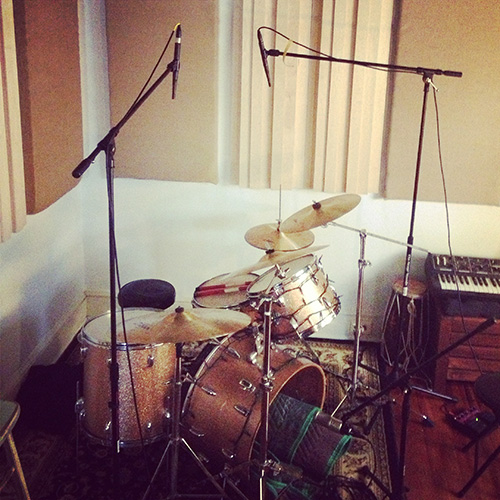 Drums in my home recording studio